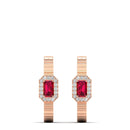 14K Rose Gold - Ruby