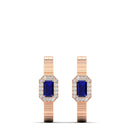 14K Rose Gold - Sapphire