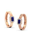 14K Rose Gold - Sapphire
