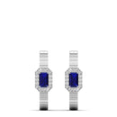 14K White Gold - Sapphire