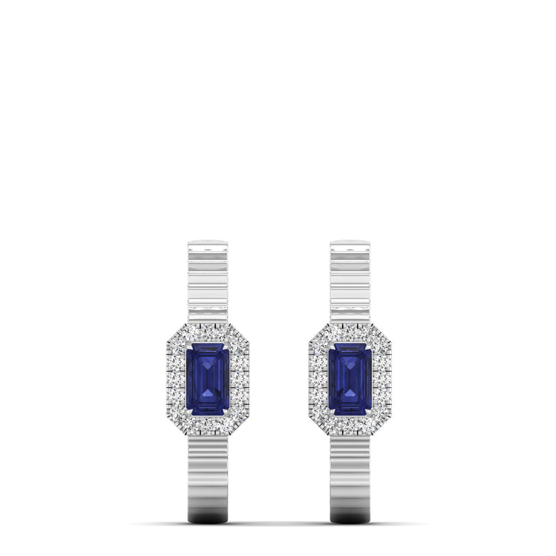 14K White Gold - Tanzanite