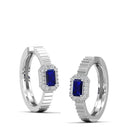 14K White Gold - Sapphire
