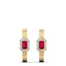 14K Yellow Gold - Ruby
