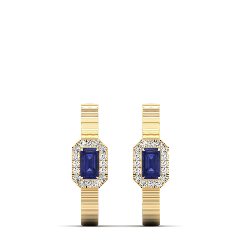 14K Yellow Gold - Tanzanite