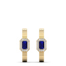 14K Yellow Gold - Sapphire