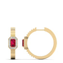14K Yellow Gold - Ruby