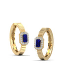 14K Yellow Gold - Sapphire