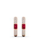 14K Rose Gold - Ruby