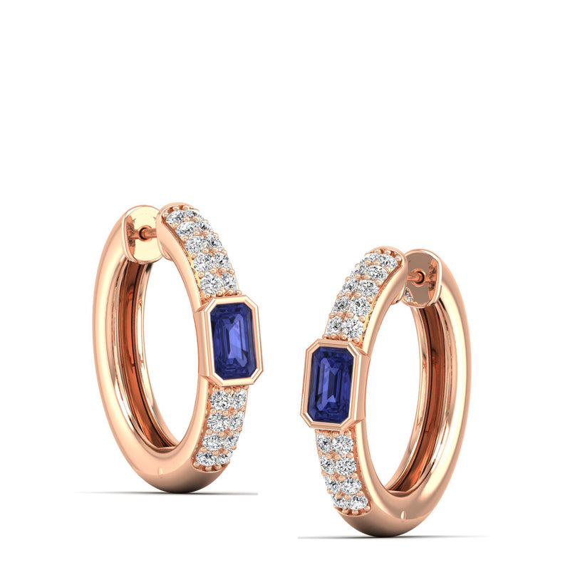 14K Rose Gold - Tanzanite