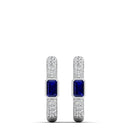 14K White Gold - Sapphire