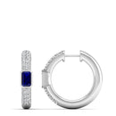 14K White Gold - Sapphire