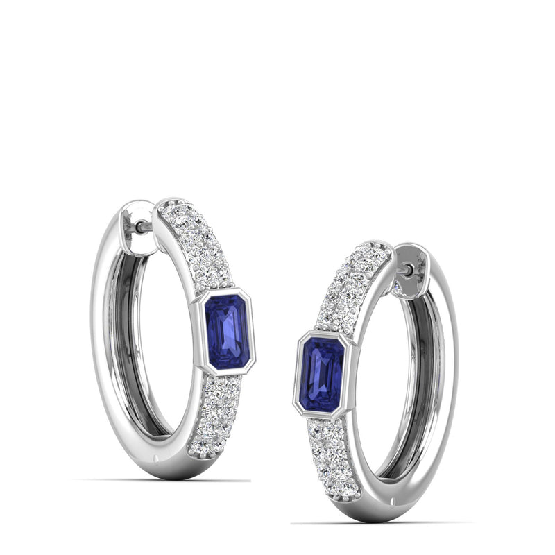 14K White Gold - Tanzanite