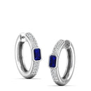 14K White Gold - Sapphire