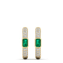14K Yellow Gold - Emerald