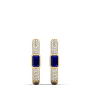 14K Yellow Gold - Sapphire