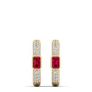 14K Yellow Gold - Ruby