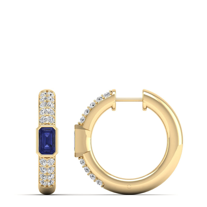 14K Yellow Gold - Tanzanite