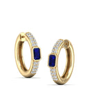 14K Yellow Gold - Sapphire