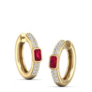 14K Yellow Gold - Ruby