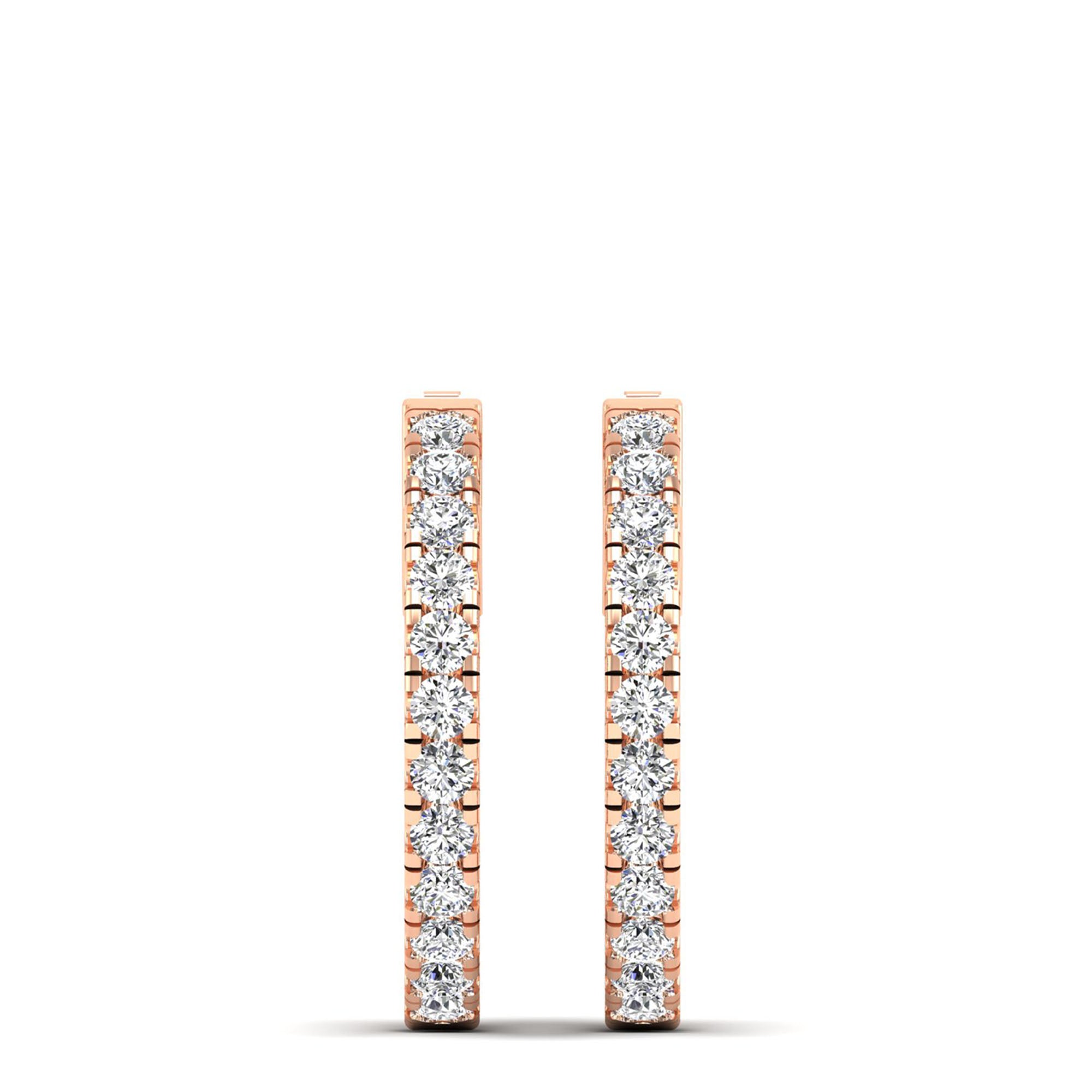 14K Rose Gold - 1.00