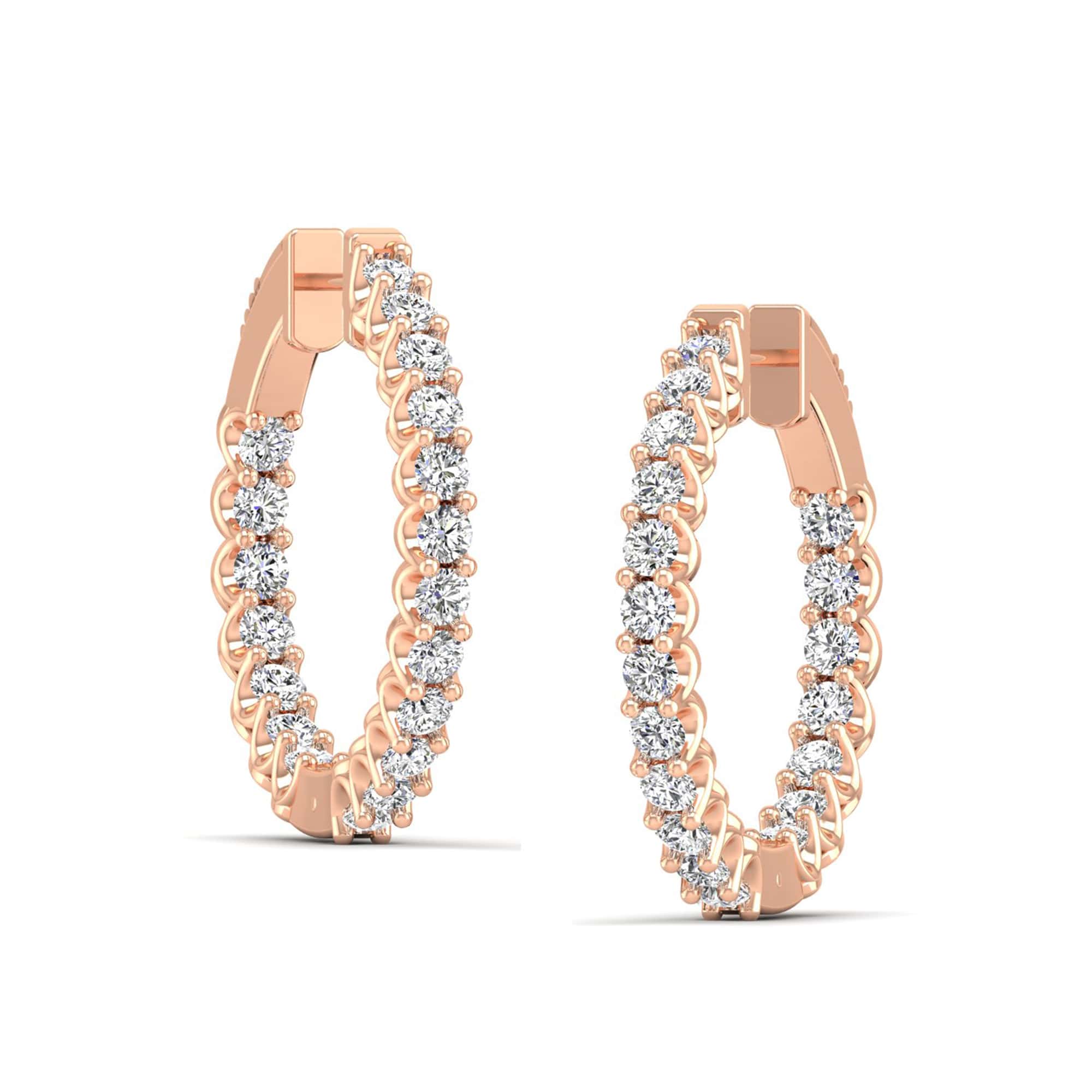 14K Rose Gold - 2.00