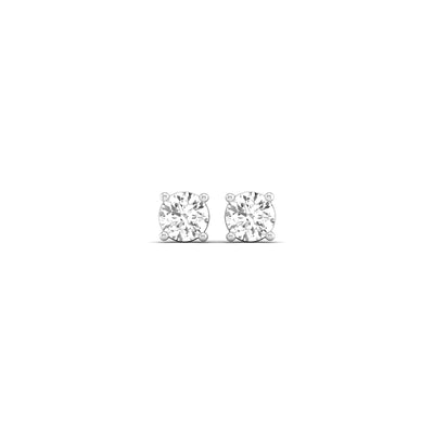 Classic Round 4-Prong Lab Diamond Studs