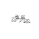 14K White Gold - 0.75