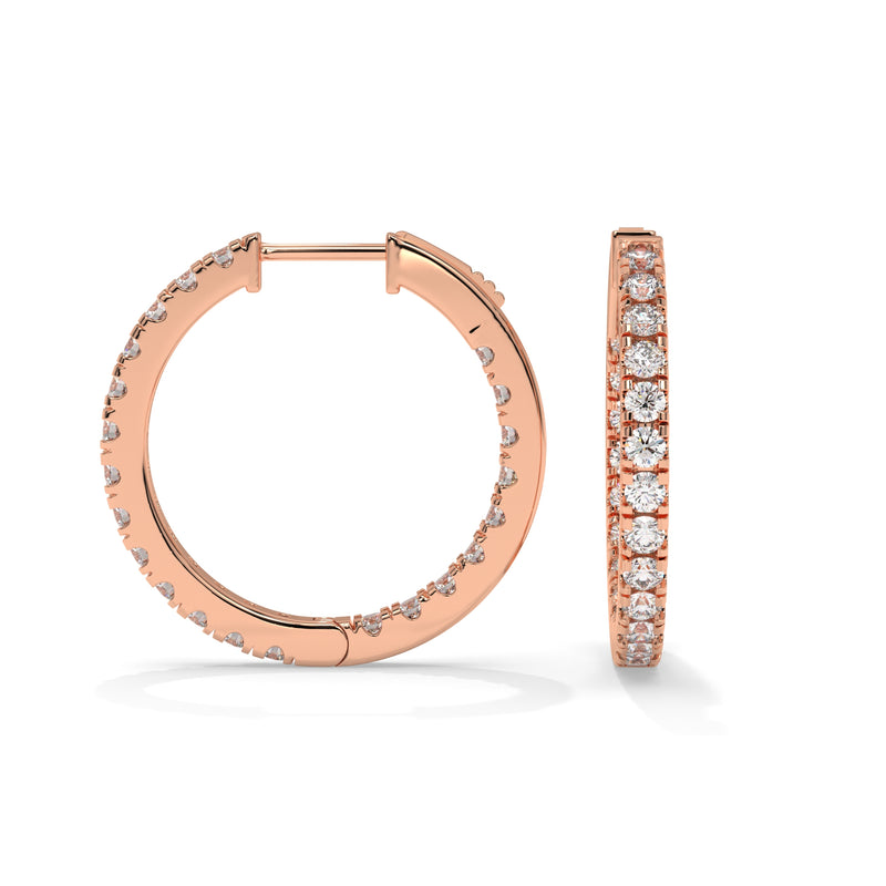 14K Rose Gold - 2.00