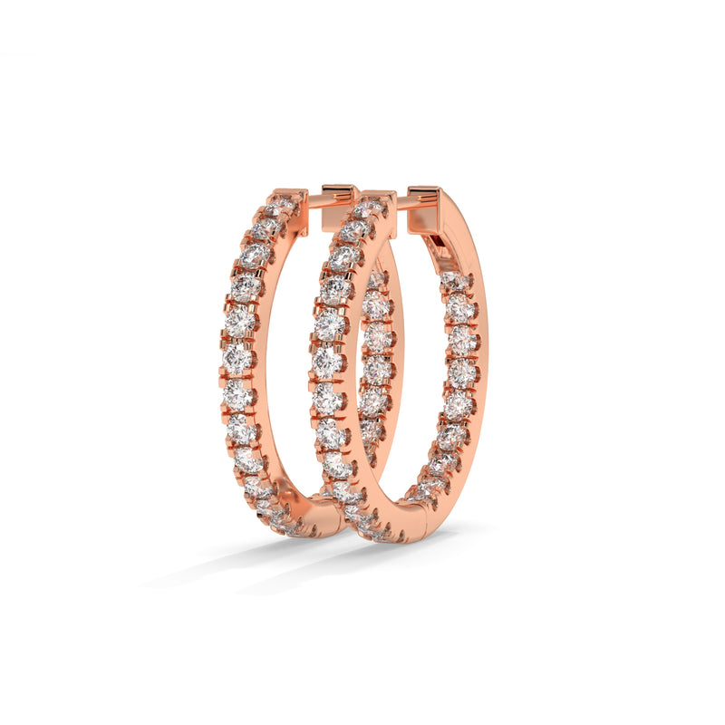14K Rose Gold - 2.00
