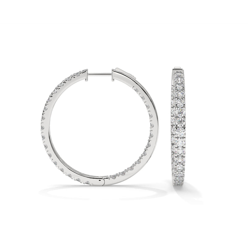 14K White Gold - 5.00