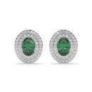 14K White Gold - Emerald