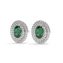14K White Gold - Emerald