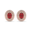 14K Rose Gold - Ruby
