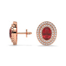14K Rose Gold - Ruby
