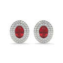 14K White Gold - Ruby