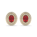 14K Yellow Gold - Ruby