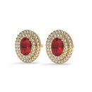 14K Yellow Gold - Ruby