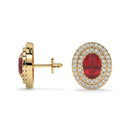 14K Yellow Gold - Ruby