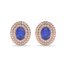 14K Rose Gold - Sapphire