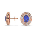 14K Rose Gold - Sapphire