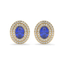 14K Yellow Gold - Sapphire