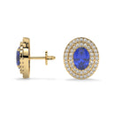 14K Yellow Gold - Sapphire
