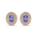 14K Rose Gold - Tanzanite