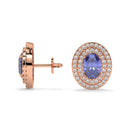 14K Rose Gold - Tanzanite