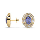 14K Yellow Gold - Tanzanite
