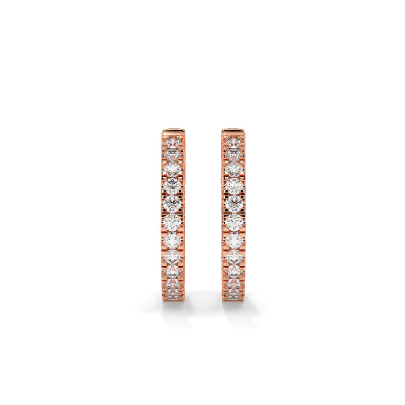 14K Rose Gold - 1.00