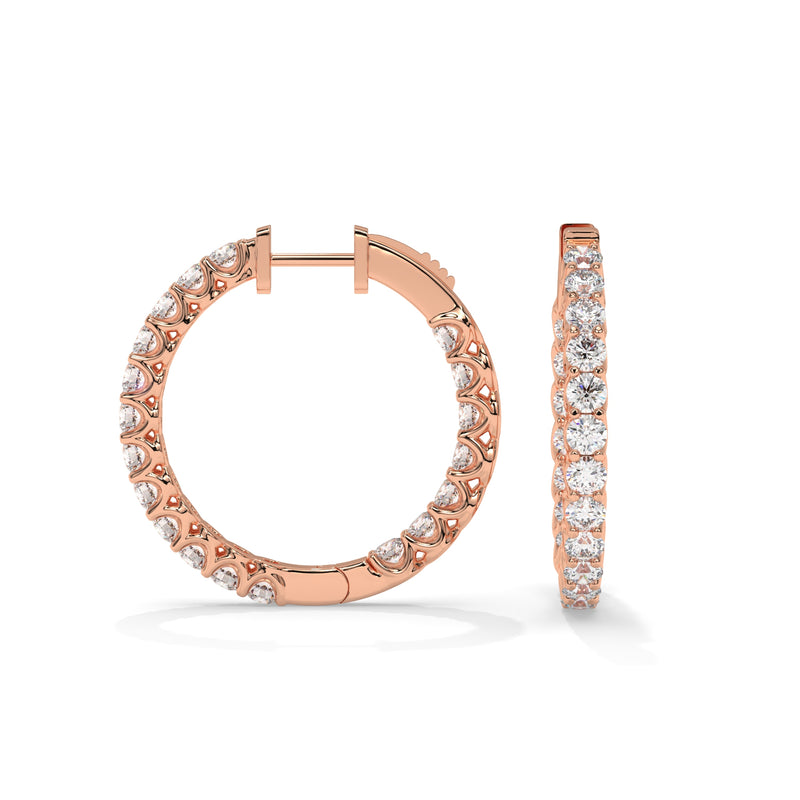 14K Rose Gold - 3.00