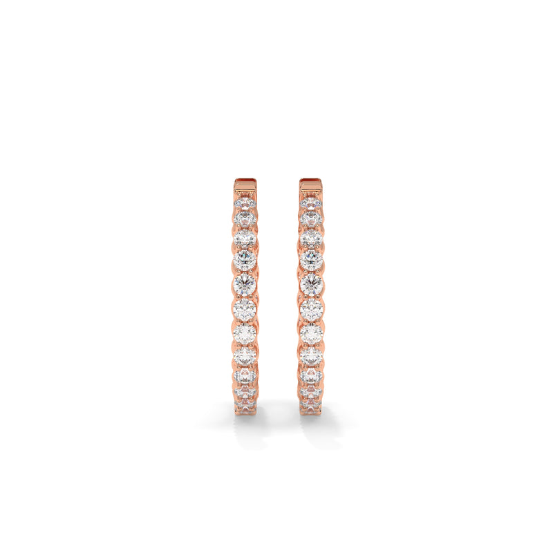 14K Rose Gold - 2.00