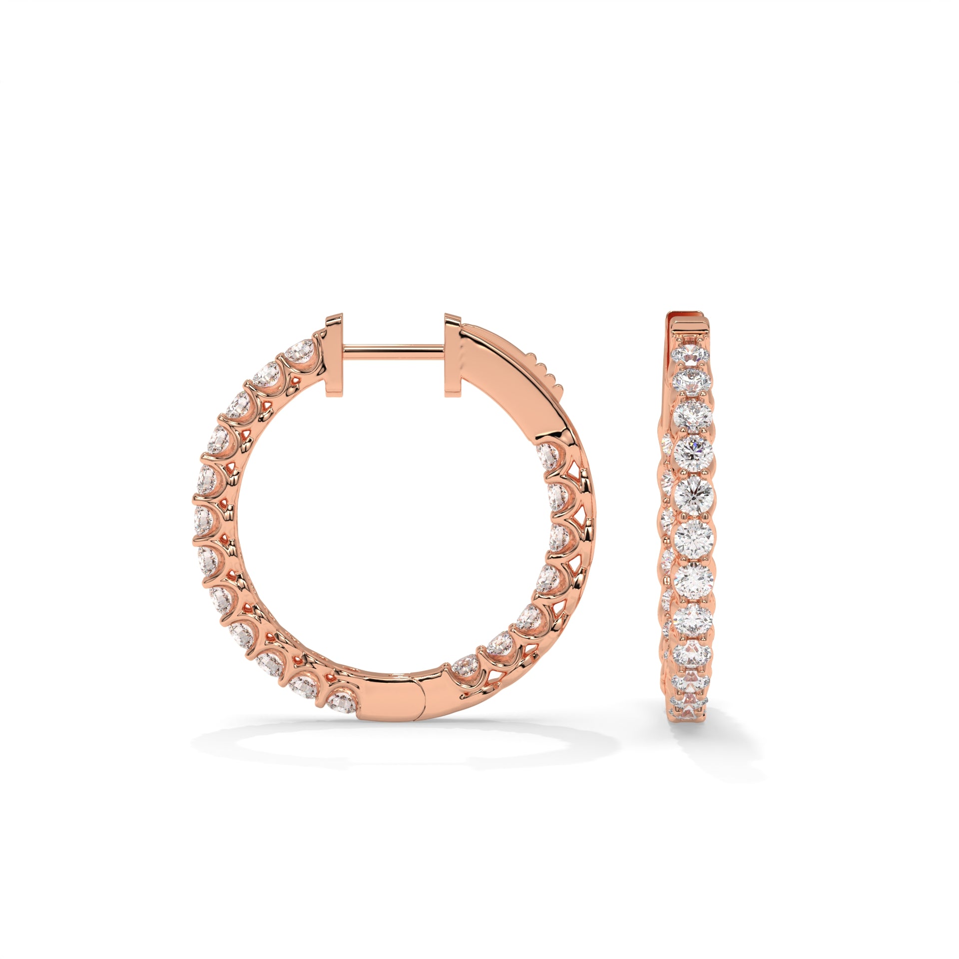 14K Rose Gold - 2.00