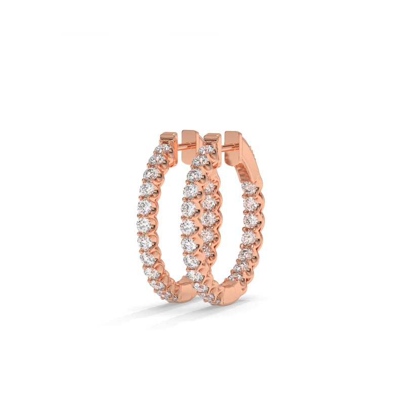 14K Rose Gold - 2.00